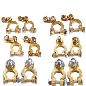 Large Medium Small Size Pure Brass Screw Terminal Battery Column Joint Clamp Car Battery Clip
