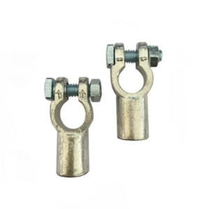 Tin Plated Brass Battery Terminal Clamp Connector Positive &Negative Applicable 35 M2 Wiring