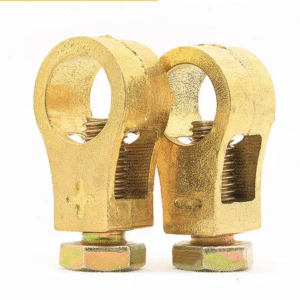 Big Size Factory Customized New Battery Connection Pile Head Adapter Pure Brass Battery Clamp Thickened Terminal Connector