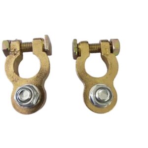 Brass Material Connector Clamp Battery Terminal Positive &Negative