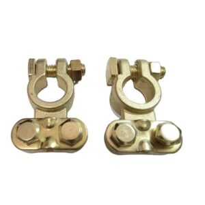Best Quality Pure Brass Battery Terminal Clip Connector with Cover Positive &Negative