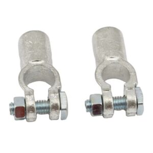 Tin Plated Brass Battery Terminal Clamp Connector with Cover Positive &Negative Applicable 70 M2 Wiring