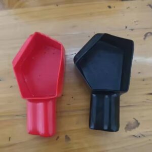 Big Size Car Battery Pole Positive and Negative Electrode Protective Cover Rubber Sleeve | Battery Terminal Protective Sleeve