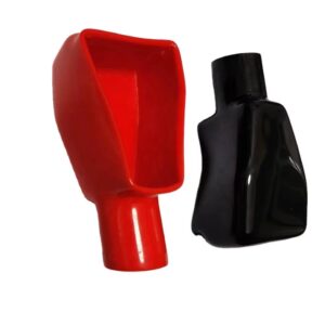 Big Size Car Battery Pole Positive and Negative Electrode Protective Cover Rubber Sleeve | Battery Terminal Protective Sleeve