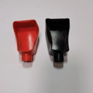 Big Size Car Battery Pole Positive and Negative Electrode Protective Cover Rubber Sleeve | Battery Terminal Protective Sleeve