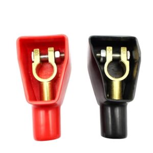 Wholesale Sales of Thickened Brass Automobile Positive and Negative Battery Connector Battery Pile Head Clip Battery Terminal