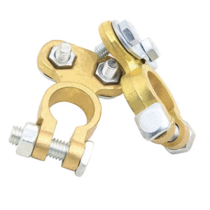 Pure Brass Pile Head Screw Terminal Battery Column Joint Clamp Car Battery Clip