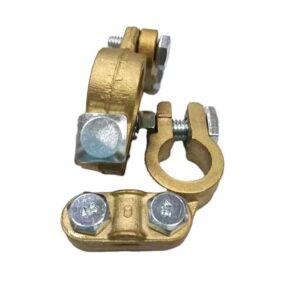 Tigerwill 12V Battery Terminal Clamp Connector Manufacturer's Brass Material Screw Terminal Type Positive & Negative